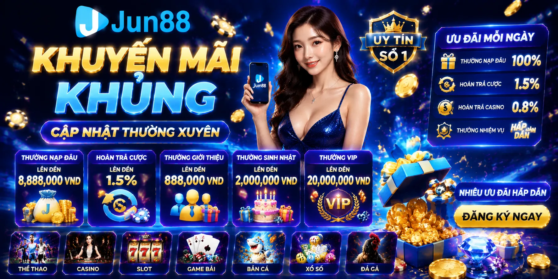 Khuyến mãi khủng cập nhật thường xuyên