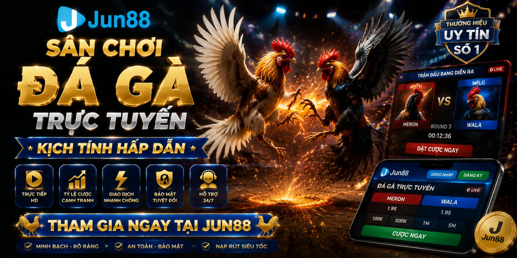 Sân chơi đá gà trực tuyến kịch tính hấp dẫn