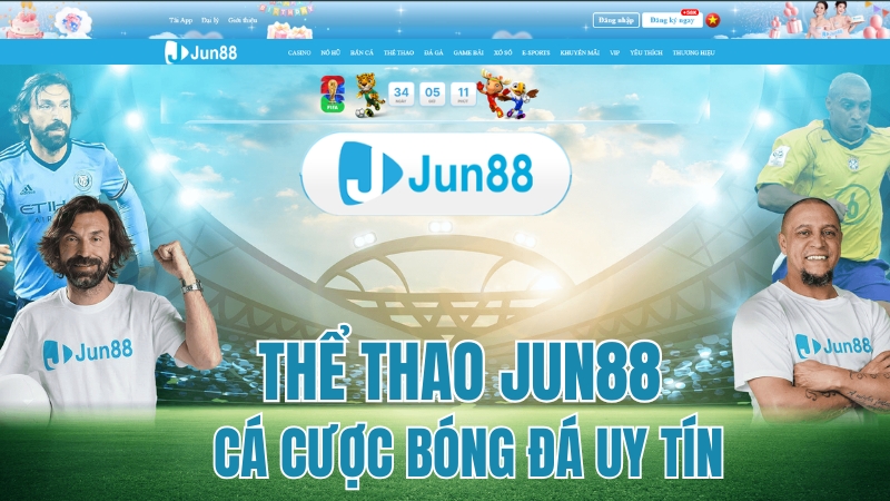 Thể Thao JUN88 – Cá Cược Bóng Đá Uy Tín 2026